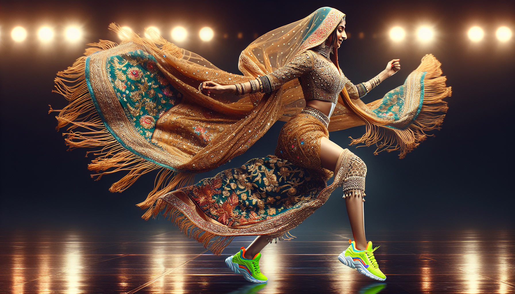 Saree + Sneakers: The Fashion Flex Everyone’s Copying